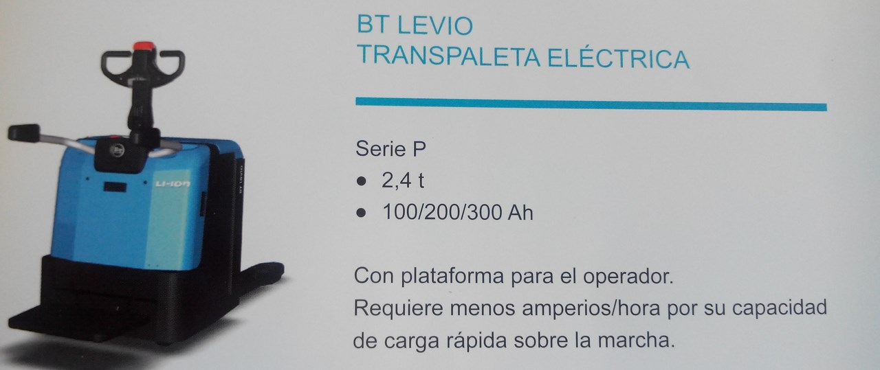 Transpaleta BT LEVIO