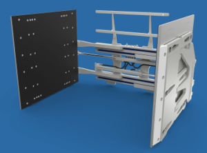 Pinza para cajas de cartón carretillas elevadoras