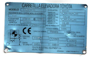 Placa características 02-8FDF-15